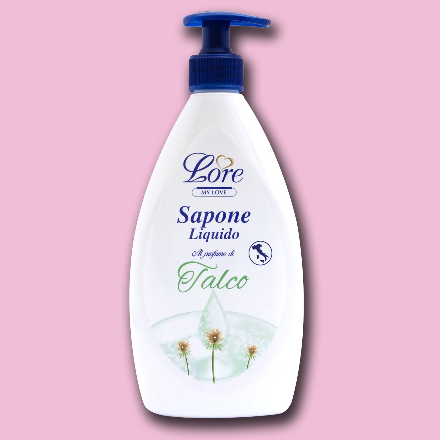LORE' SAPONE LIQUIDO al profumo di Talco